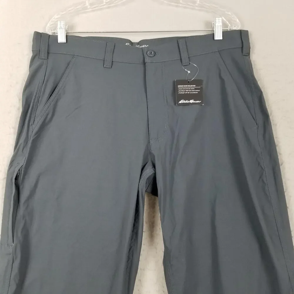 Eddie‎ Bauer Horizon Guide Chino Pants Mens 36x32 Storm Gray Straight Leg
